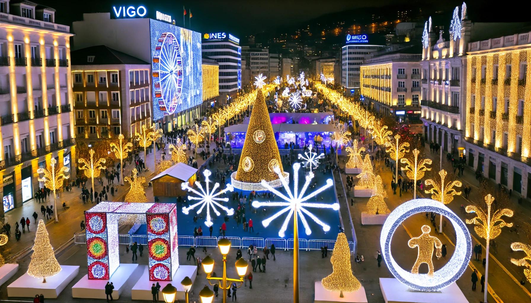 Este año, la ciudad gallega vuelve a brillar, atrayendo a visitantes de todo el mundo para disfrutar de "la mejor Navidad del planeta"